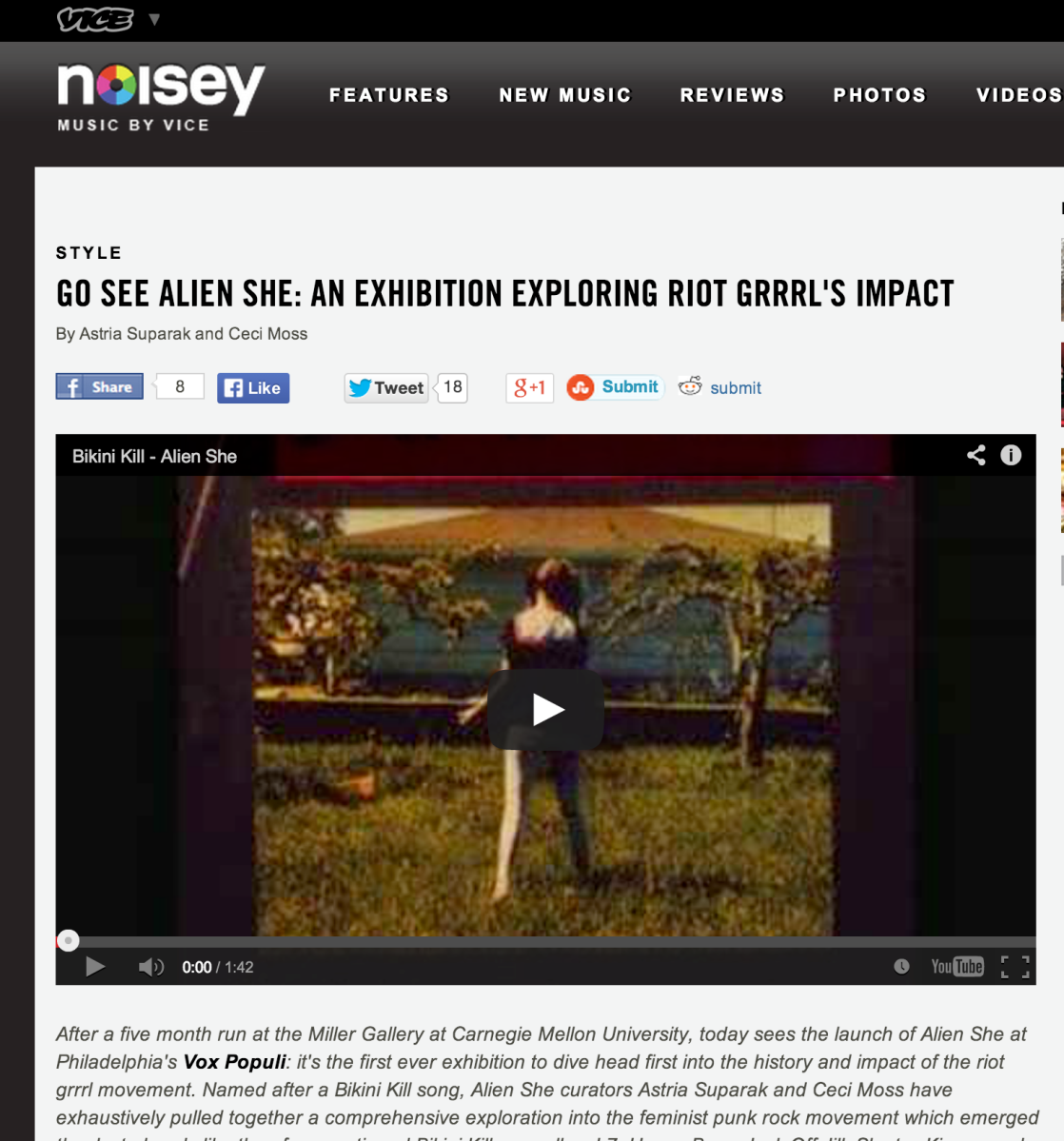 KQED review of Alien She – Astria Suparak