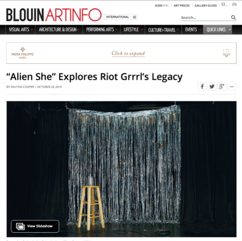 ArtInfo interview and slideshow